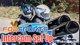 How to | FodSports FX6 Motorcycle Intercom Headset, Install and Pairing