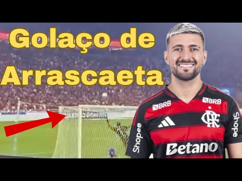 Golaço!! Arrascaeta faz um lindo gol de falta contra o Sport Recife.