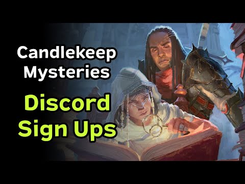 Candlekeep Mysteries | Discord Sign Ups and Character Creation rules