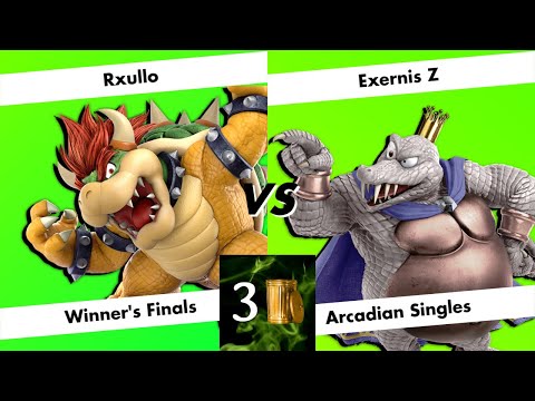 Junkyard 3 The CenCal Arcadian - Winner's Finals - Rxullo (Bowser) vs Exernis Z (King K. Rool)