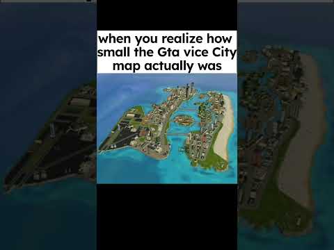 Gta vice City map was so small 😭💔🥀#gtavicecity #vicecity #gta