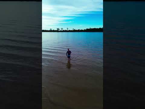 🌊 Porto Rico e Porto São José encantam com o Rio Paraná, praias fluviais e natureza única! #drone