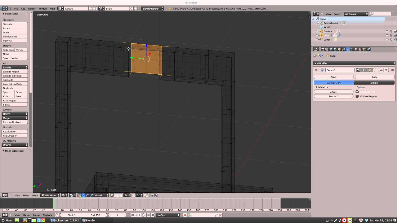 Blender Tutorial - Fancy Table & Chairs