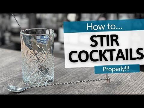 How to Stir a Cocktail | Bartending Basics & Beginner Home Bar Essentials | Drinkstuff