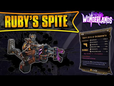 Ruby's Spite Legendary Weapon Guide | Best Pistol In The Game? (Tiny Tina's Wonderlands)