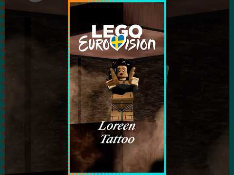 🎤✨ Loreen’s Tattoo – Eurovision Winner 2023 in LEGO 🇸🇪 #Eurovision
