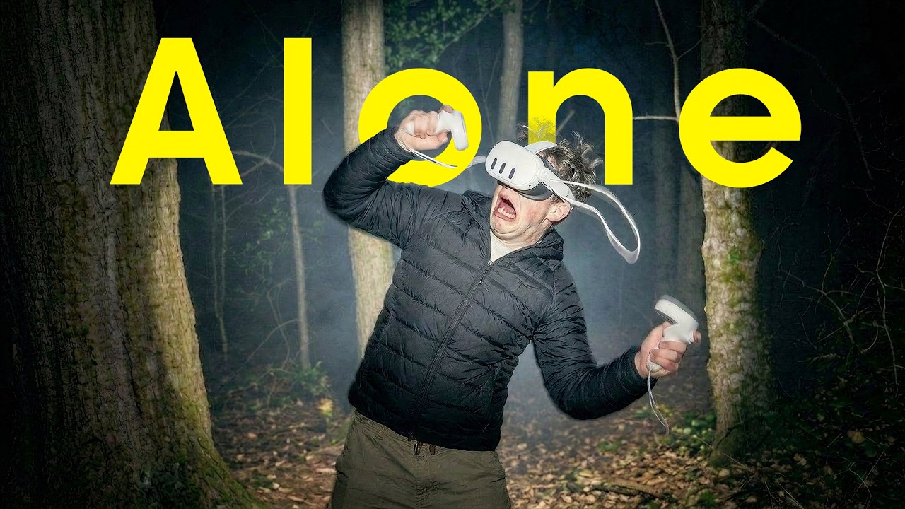 Playing VR Horror Games In Haunted Locations