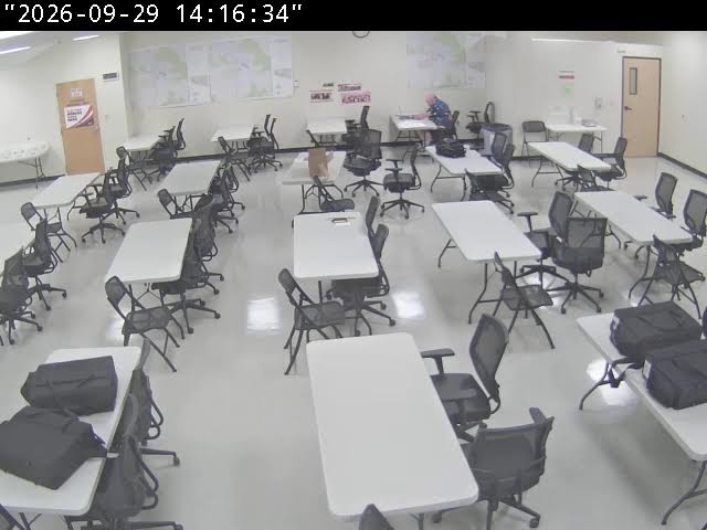 Live webcam view of Ballot Processing Room, East View