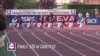 Jessie ZALI au Championnat de France 2015 Finale 100m Cadettes