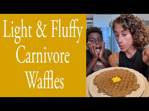 Light and Fluffy Carnivore Waffles