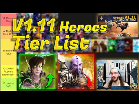 V1.11 Hero Tier List: Predecessor