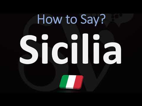 How to Say 'SICILY' in Italian? | How to Pronounce Sicilia?