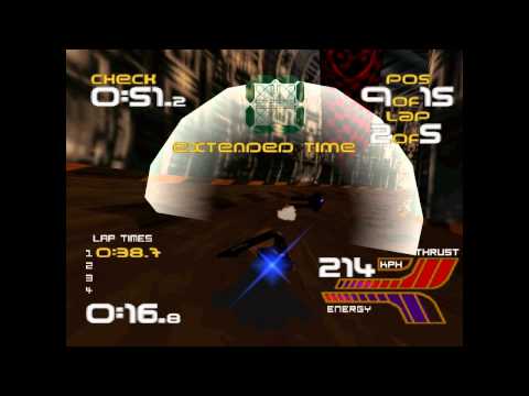 Wipeout 2097 - gameplay part 23 - Spilskinanke - Phantom class