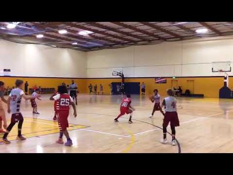 NCA Elite Red steps up for 46-11 win over Jus B TUF - Isaiah - Bay Area Invitational