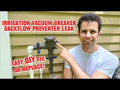 How to Fix a Leaking Irrigation / Sprinkler System Vacuum Breaker Backflow Preventer (Febco 765)