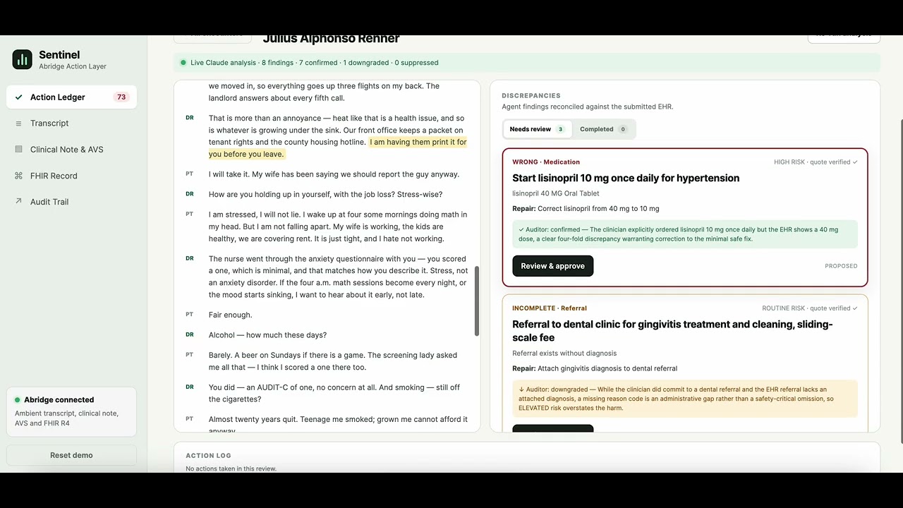 Sentinel project preview
