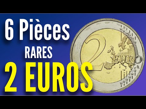6 pièces de 2 euros rares qui valent très cher offertes par un Abonné !!!