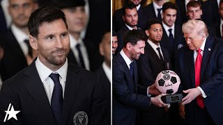 Donald Trump Honors Lionel Messi & Inter Miami At White House After MLS Cup Win