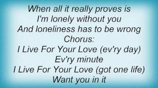 Roberta Flack - I Live For Your Love Lyrics