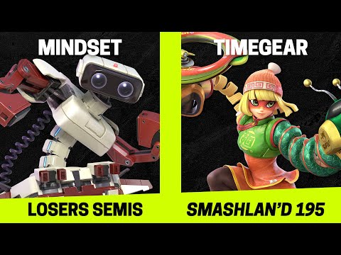 SmashLAN'd 195 Losers Semis - Mindset (R.O.B.) vs TimeGear (Min Min) - SSBU Tournament