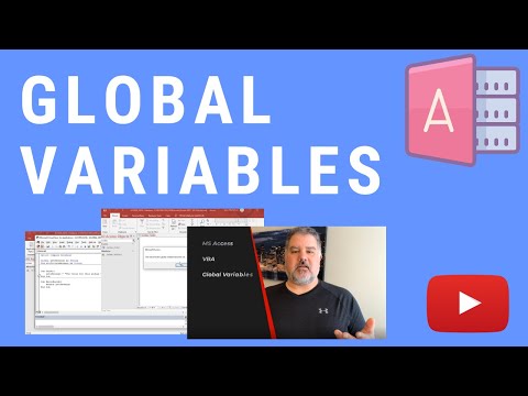 How to Use Global Variables in Microsoft Access VBA