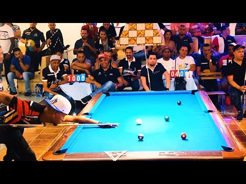 Two Latin champions - Raulito Díaz vs Rubén Bautista Mexico - race to 6 tables - 10 ball