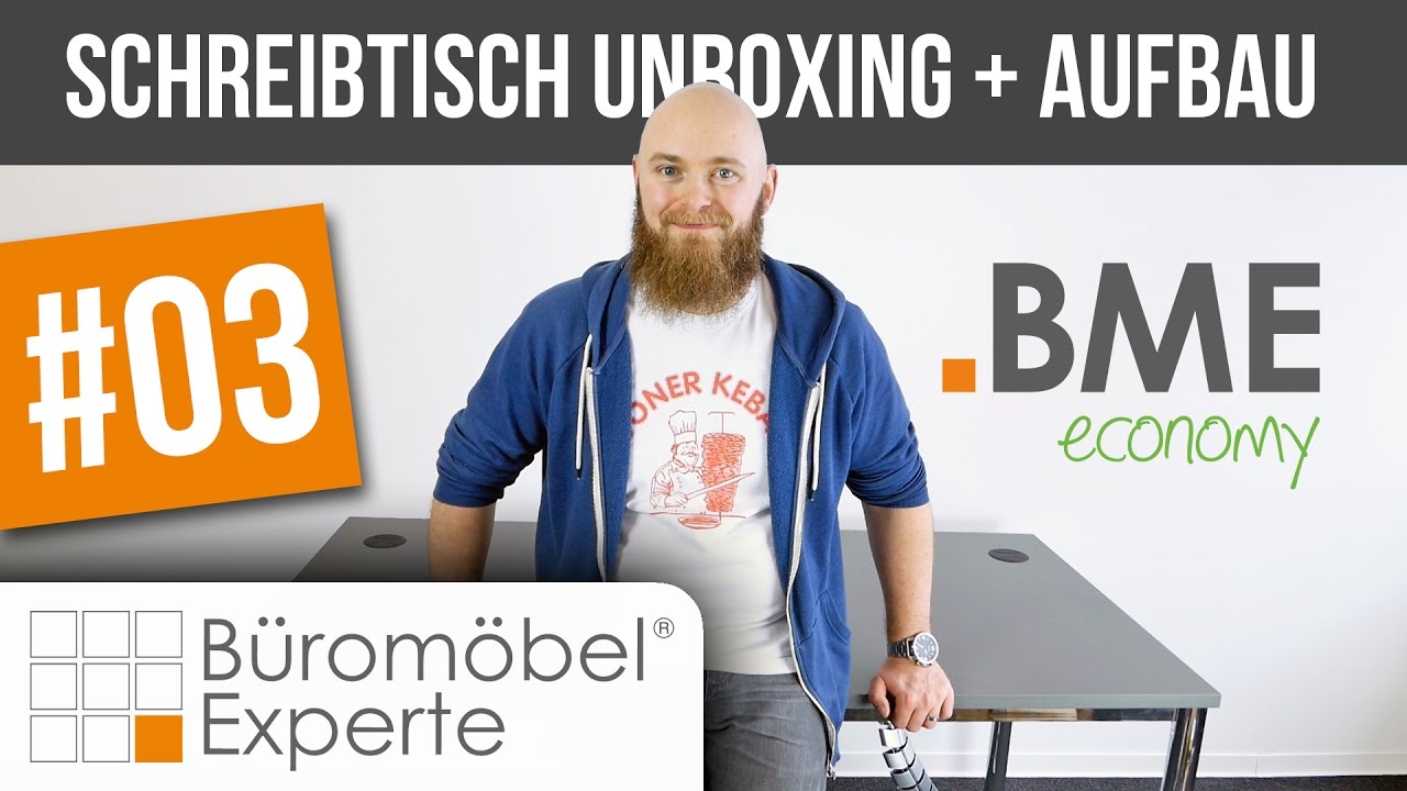 Video zum Büro-Schreibtisch eco 4-Fuß Rundrohr