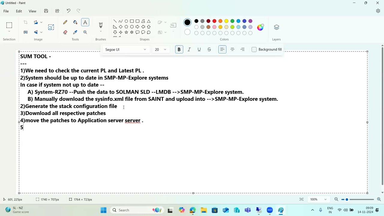 SAP Upgrade Using SUM Tool - PreSteps