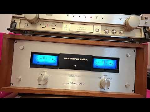 Marantz Model 250M 126-Watt Stereo Solid-State Power Amplifier 1975 - 1976 - Silver with Wood Case image 15