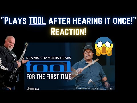 Dennis Chambers Plays Tool... After Hearing the Song Once!  Reaction!