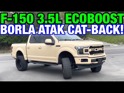 2021 Ford F-150 3.5L Ecoboost Turbo Dual Exhaust Sound w/ BORLA ATAK CAT-BACK SYSTEM!