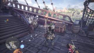 モンハンワールド　マムタロトとニキ。角破壊は夢
