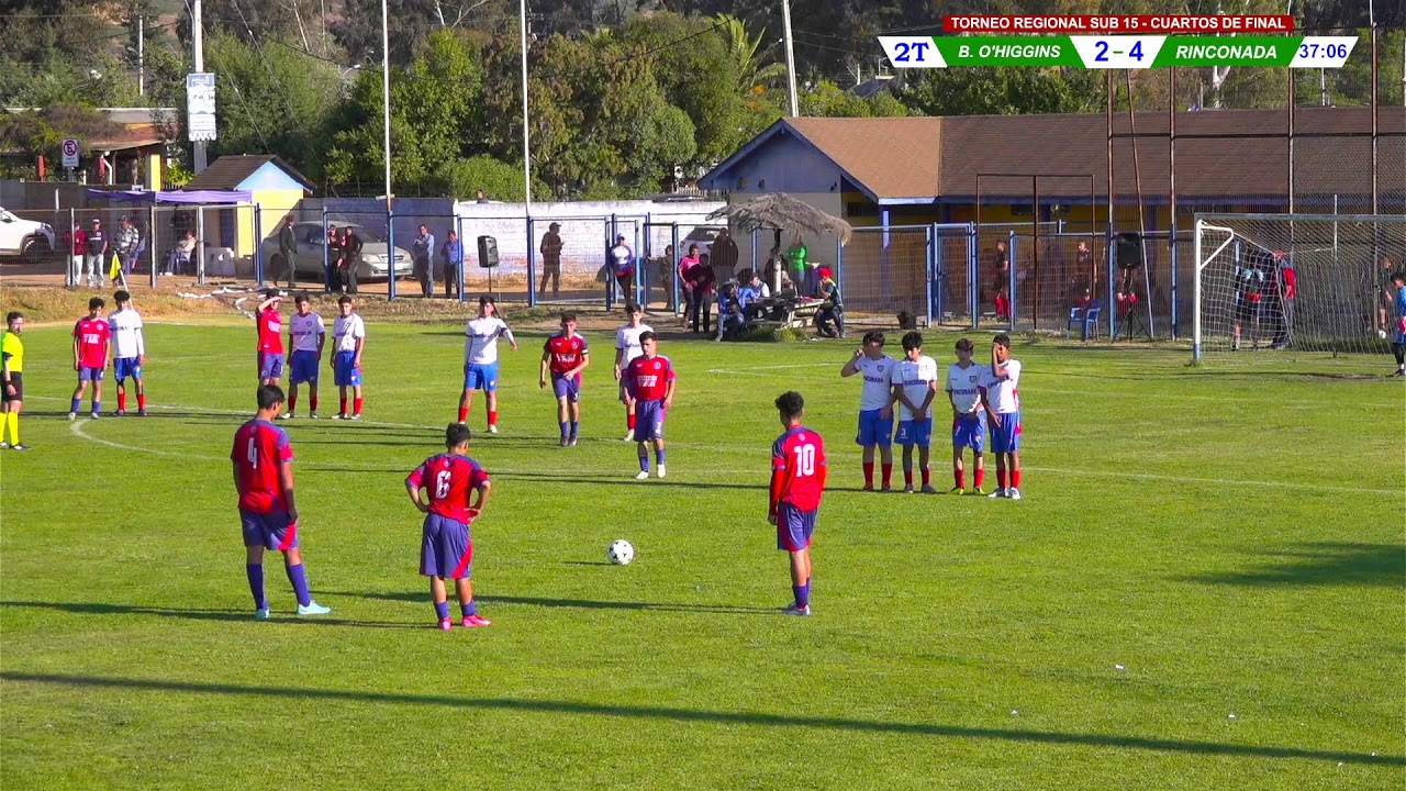 Torneo Regional de Selecciones Sub 15 - Bernardo O'higgins vs Rinconada.