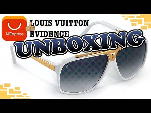 [2016] ALIEXPRESS UNBOXING #1 - Louis Vuitton Evidence Sonnenbrille (weiß) [German] [Deutsch]