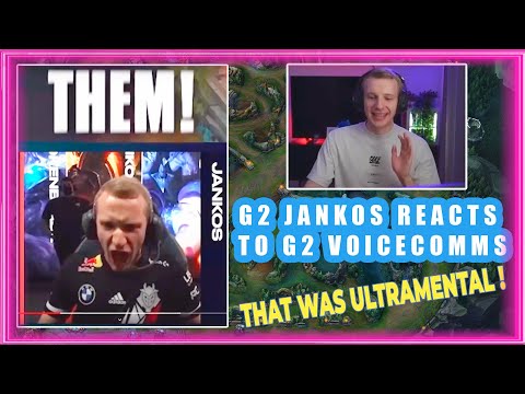 G2 Jankos Reacts To G2 Voicecomms - That Was Ultramental !