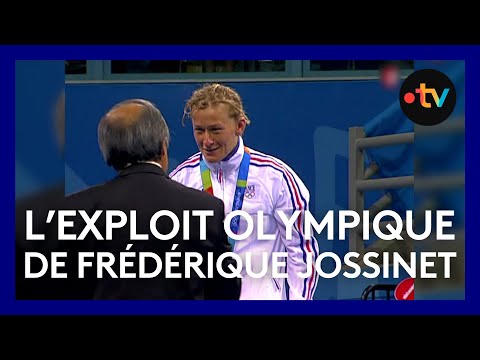 Frédérique Jossinet sacrée vice-championne olympique aux Jeux d'Athènes en 2004