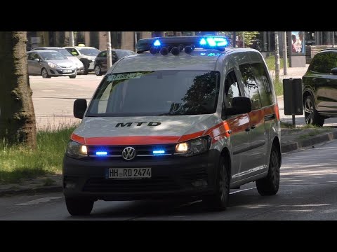 [Medizinischer Transportdienst] 4x MTD Einsatzfahrt in Hamburg