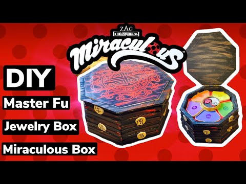 DIY Miraculous Ladybug Miraculous Box I Jewelry Box for Birthday Party Games