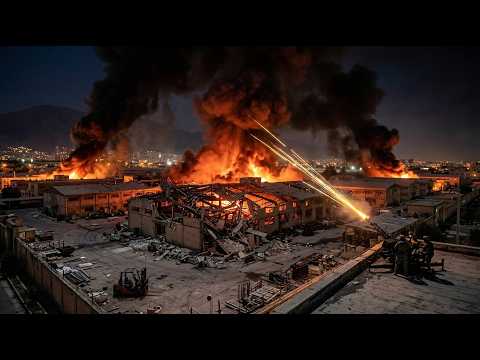 13 MINUTES AGO! Joint U.S - Israeli B-2 Spirit Strike TURNS Tehran Base INTO A 500ft CRATER!