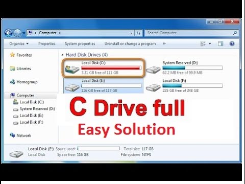C drive Full problem Esay Solution (Fix it Now)