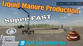 Liquid Manure Production / Mod for all platforms on FS22