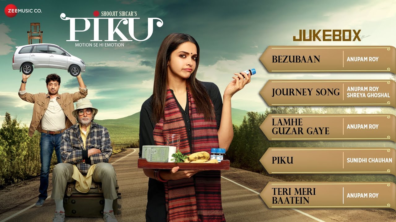 Lamhe Guzar Gaye Lyrics  | Piku | Amitabh Bachchan, Deepika Padukone | Anupam Roy | Anupam Roy