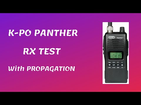 Φορητό CB K-PO Panther Δοκιμή Λήψης