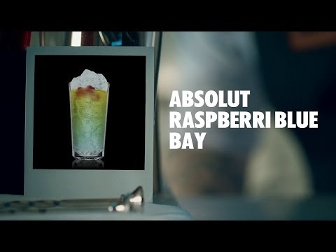 ABSOLUT RASPBERRI BLUE BAY DRINK RECIPE - HOW TO MIX