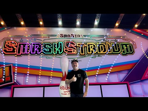 Konami Smash Stadium coin pusher - FIRST to play at the Round1 in Santa Ana #arcadegames #round1