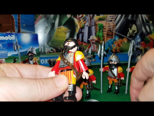 Vídeo relacionado con PLAYMOBIL Ostereier Huevo Caballero cañón, Color carbón (70086)