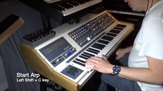 Video thumbnail for Baloran The River: 2 arps & 1 pad by coyotesynth