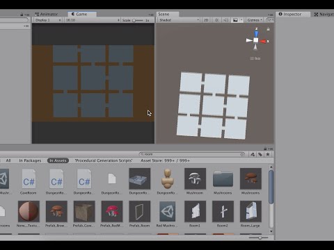 Unity Progress #72: Procedural Dungeon Connecting Rooms!