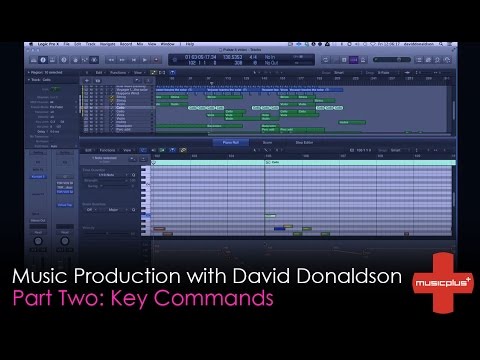 Music Plus // Music Production Tutorial with David Donaldson (Part 2 | Key Commands)