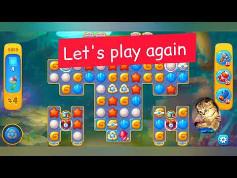 Fishdom 2022, no Boosters,  9650  level  -  прохождение без бустеров,  9650  уровень.